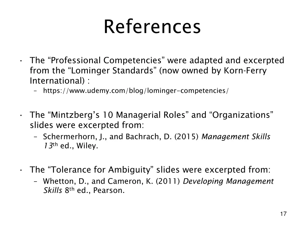 references