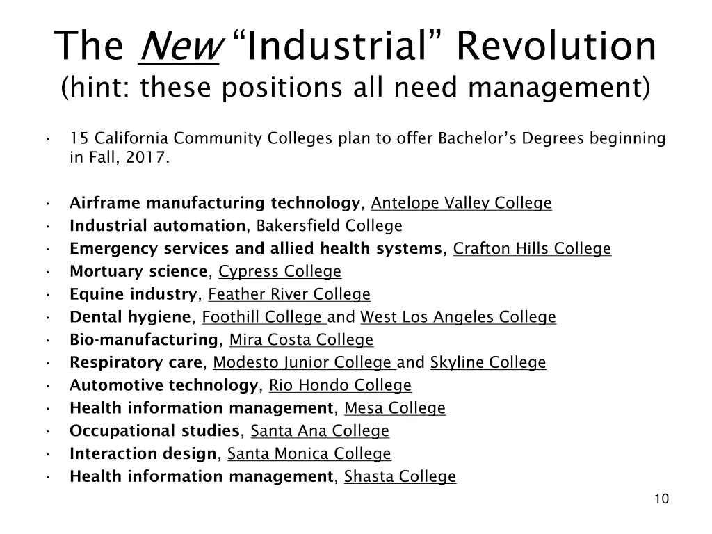 the new industrial revolution hint these