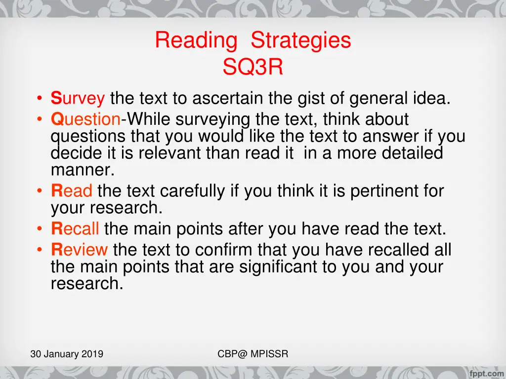 reading strategies sq3r