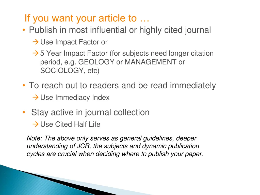 if you want your article to publish in most