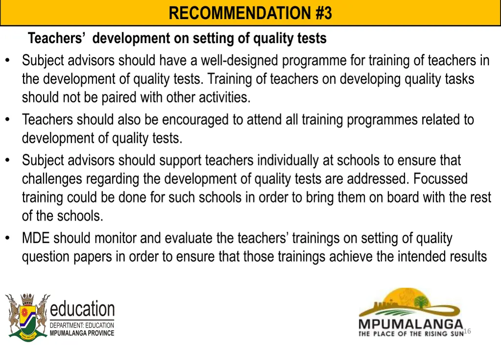 recommendation 3
