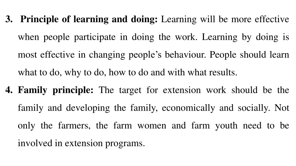 3 principle of learning and doing learning will