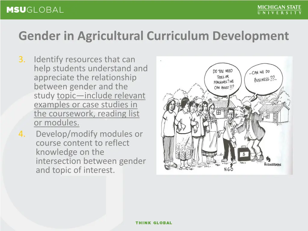 gender in agricultural curriculum development 1