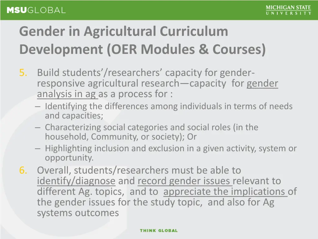gender in agricultural curriculum development 2