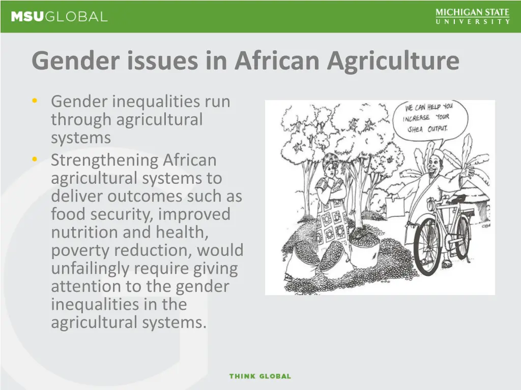 gender issues in african agriculture 2