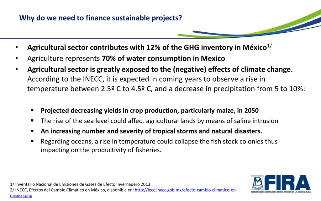 why do we need to finance sustainable projects
