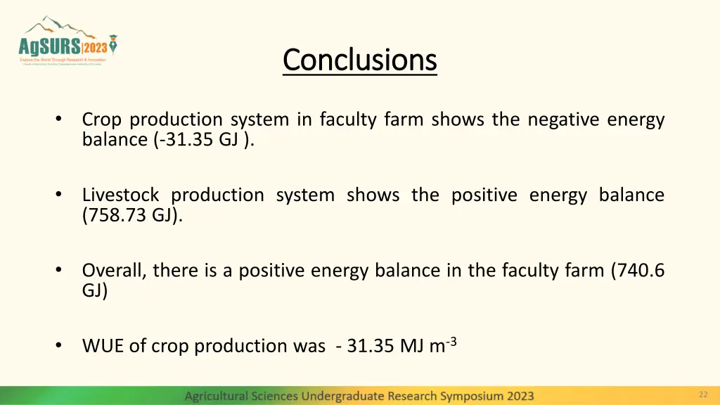 conclusions conclusions