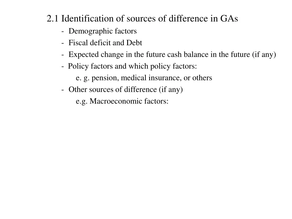 2 1 identification of sources of difference