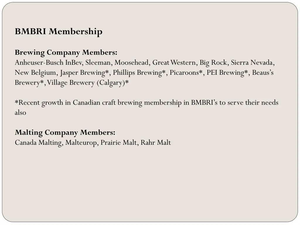 bmbri membership brewing company members anheuser