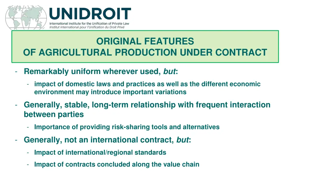original features