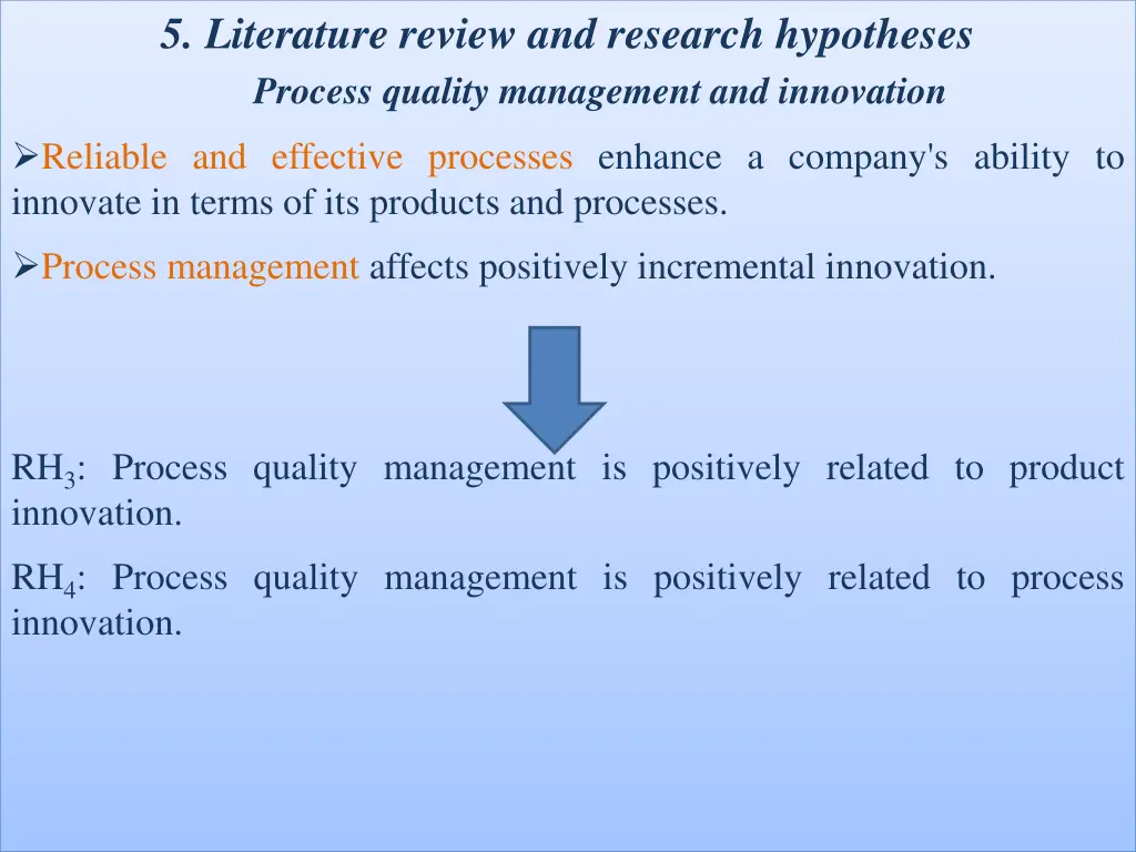 5 literature review and research hypotheses