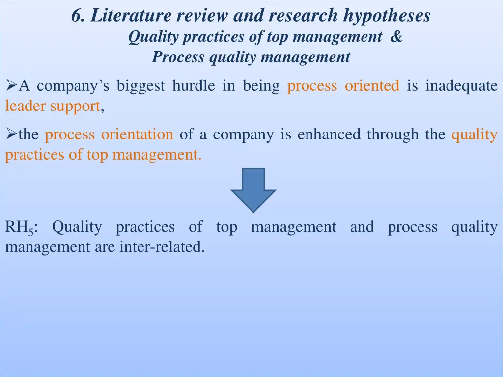 6 literature review and research hypotheses