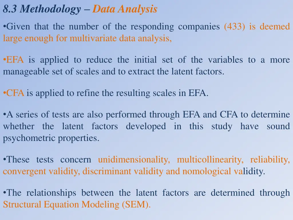 8 3 methodology data analysis