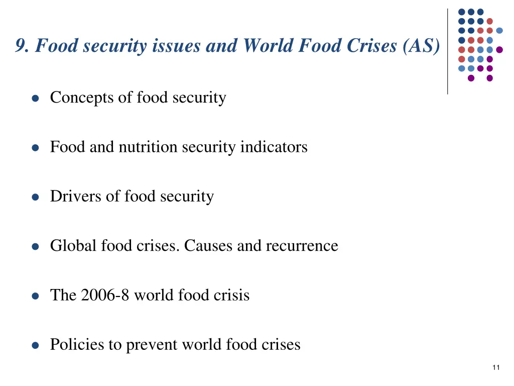 9 food security issues and world food crises as