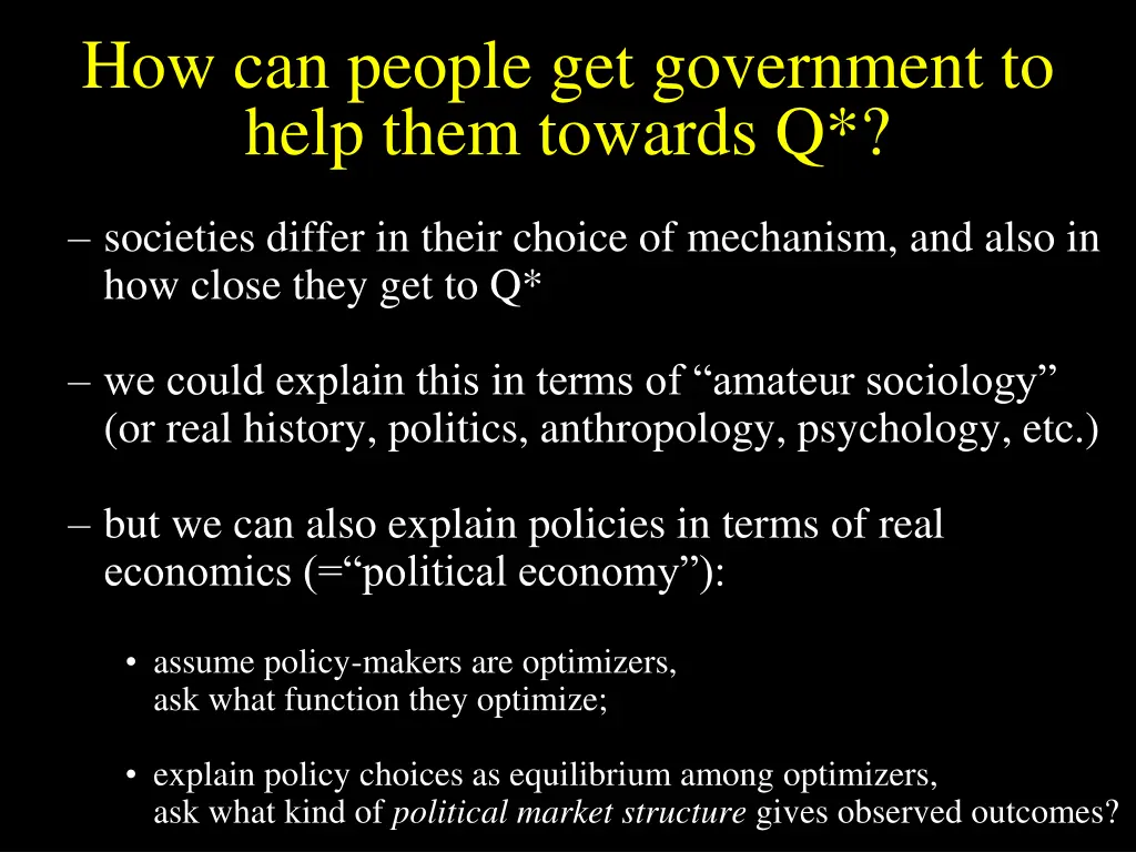 how can people get government to help them