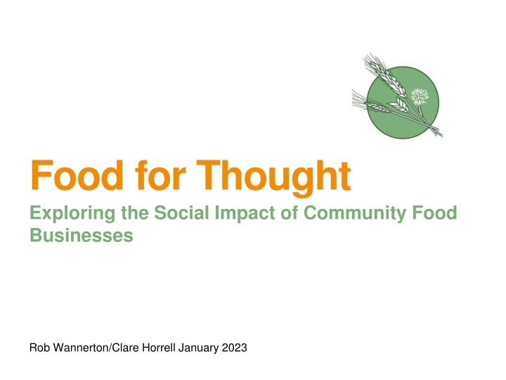 food for thought exploring the social impact