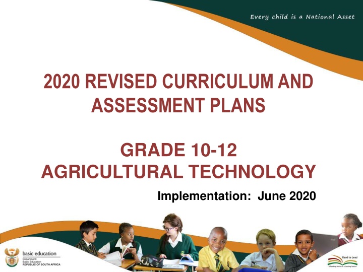 2020 revised curriculum and assessment plans