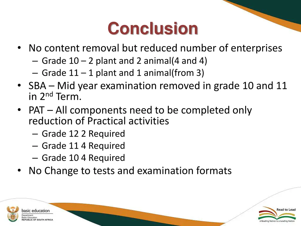 conclusion