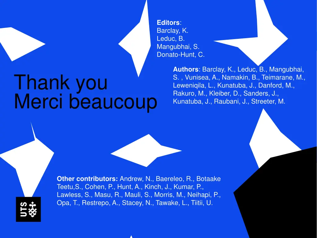 editors barclay k leduc b mangubhai s donato hunt