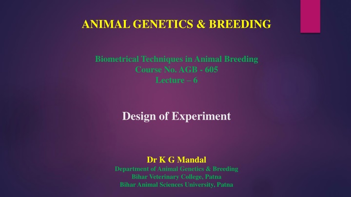 animal genetics breeding