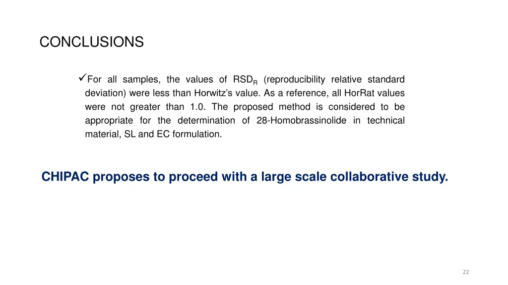 conclusions