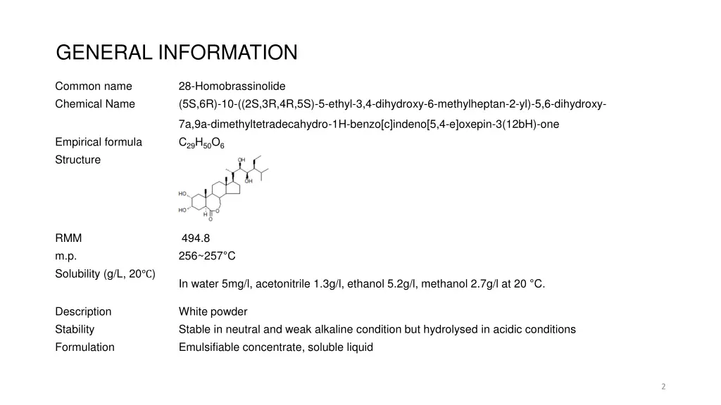 general information