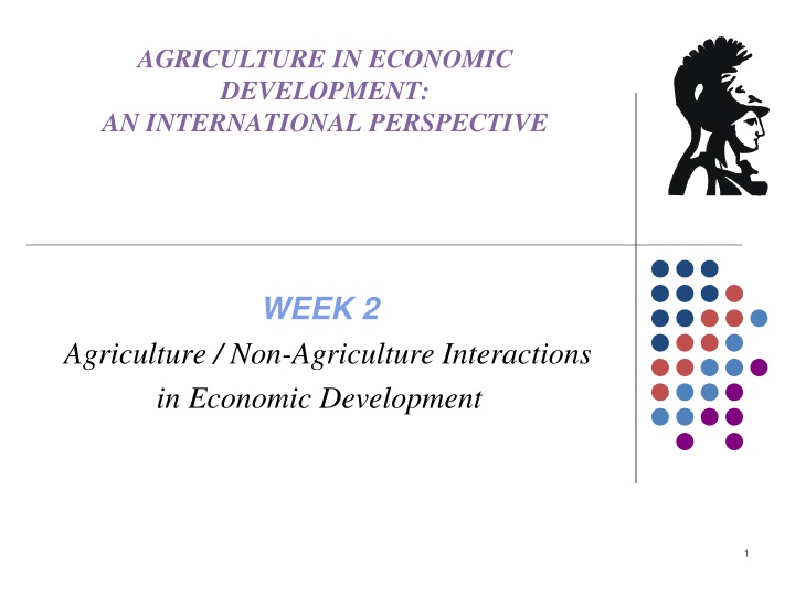 agriculture in economic development