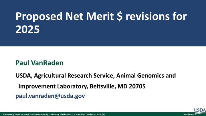 proposed net merit revisions for 2025