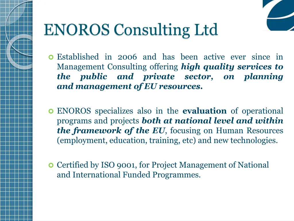 enoros consulting ltd
