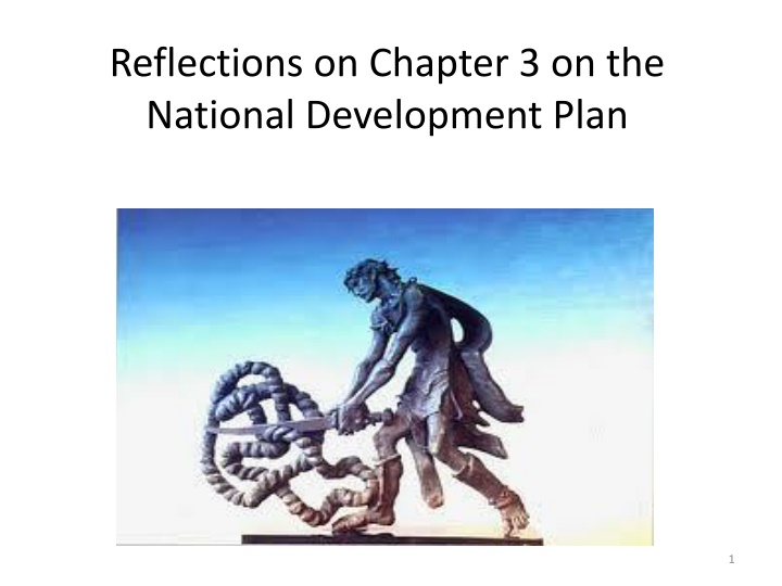 reflections on chapter 3 on the national