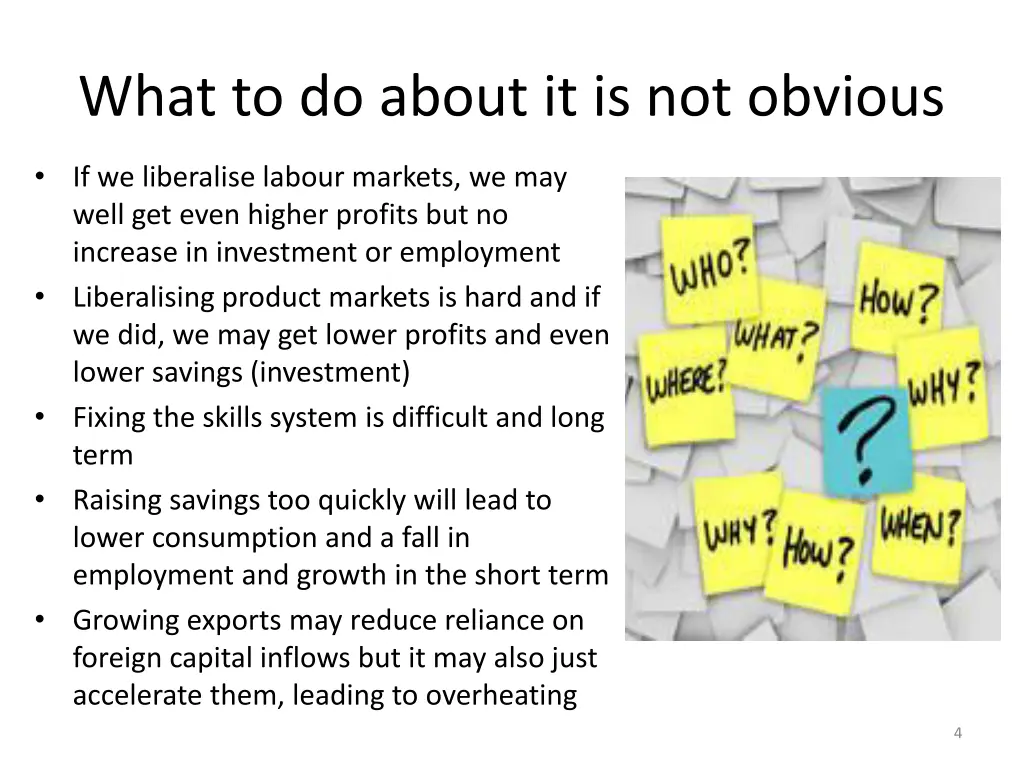 what to do about it is not obvious