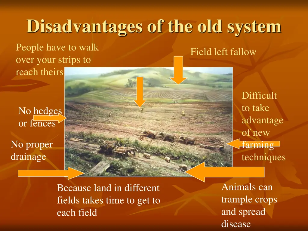 disadvantages of the old system people have