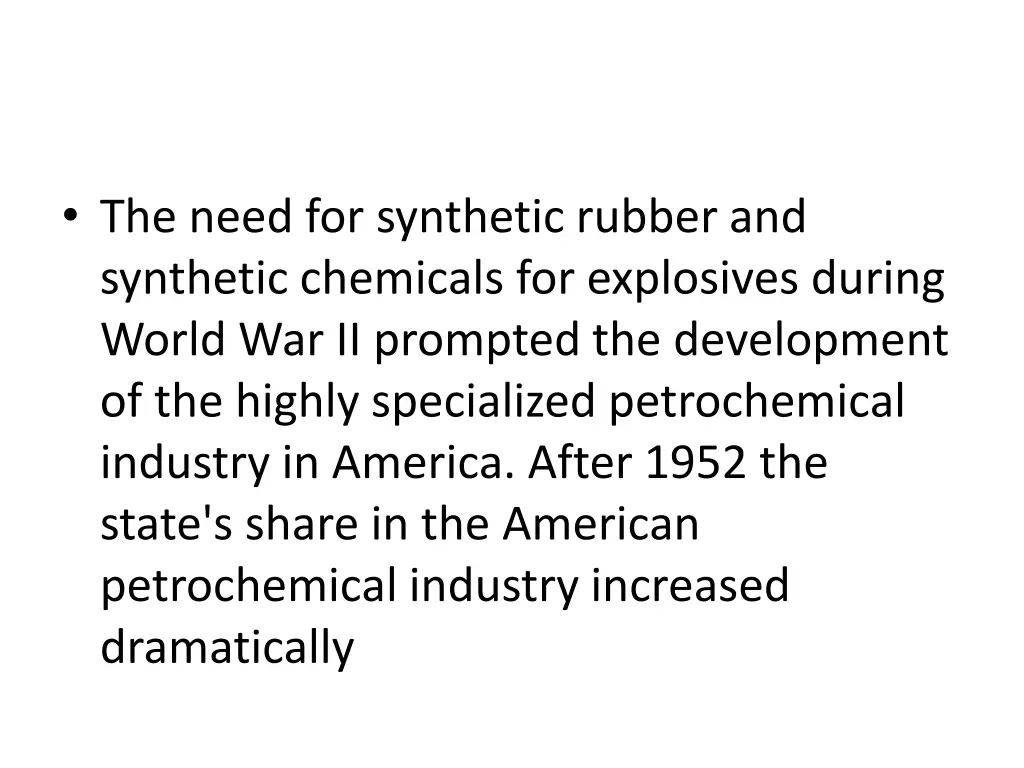 the need for synthetic rubber and synthetic