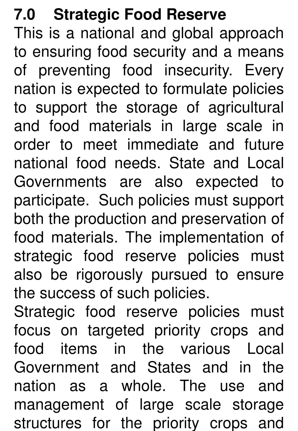 7 0 this is a national and global approach