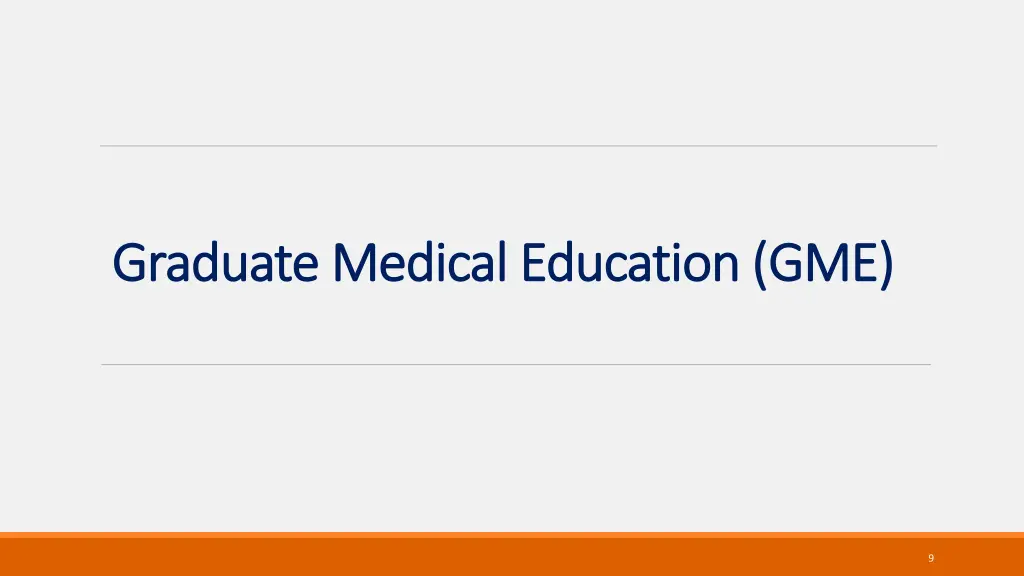 graduate medical education gme graduate medical