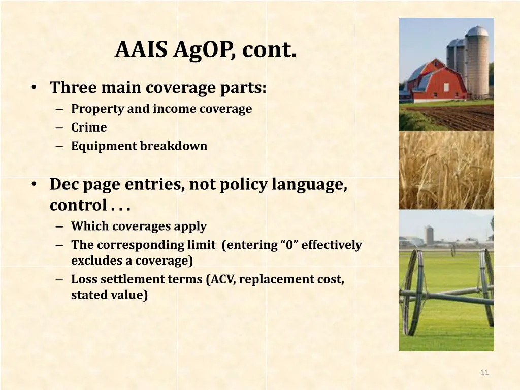 aais agop cont