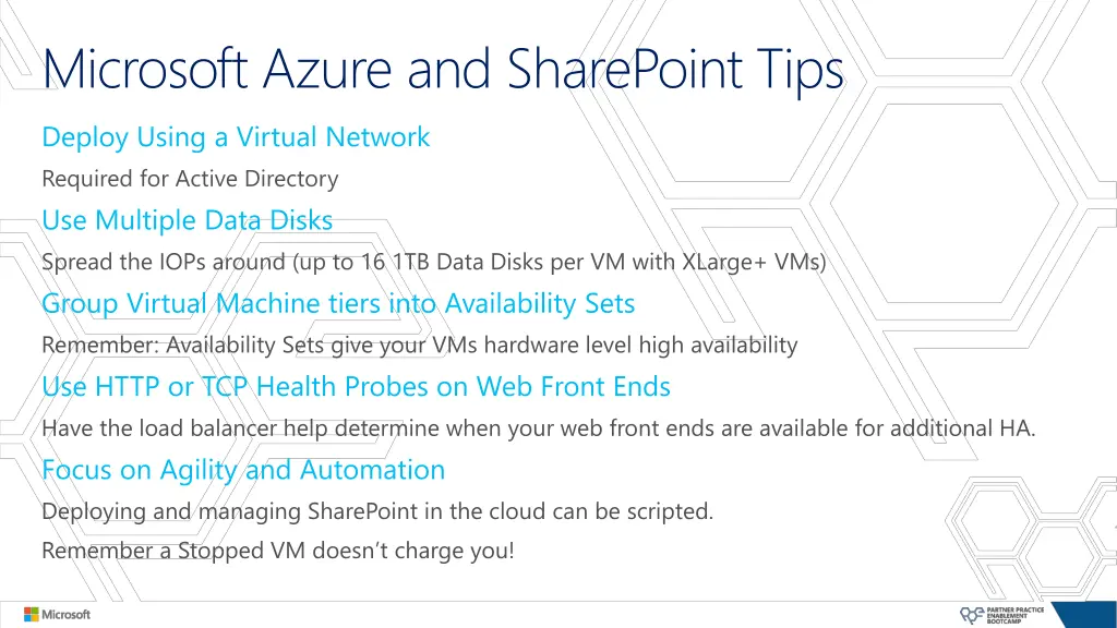 microsoft azure and sharepoint tips