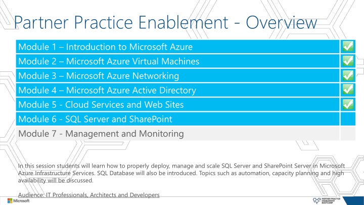partner practice enablement overview