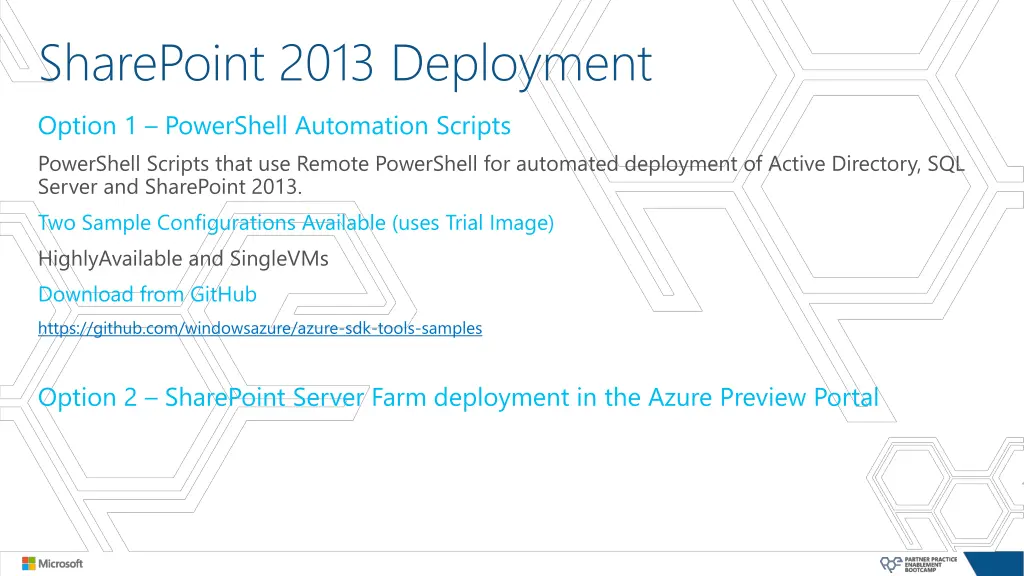 sharepoint 2013 deployment