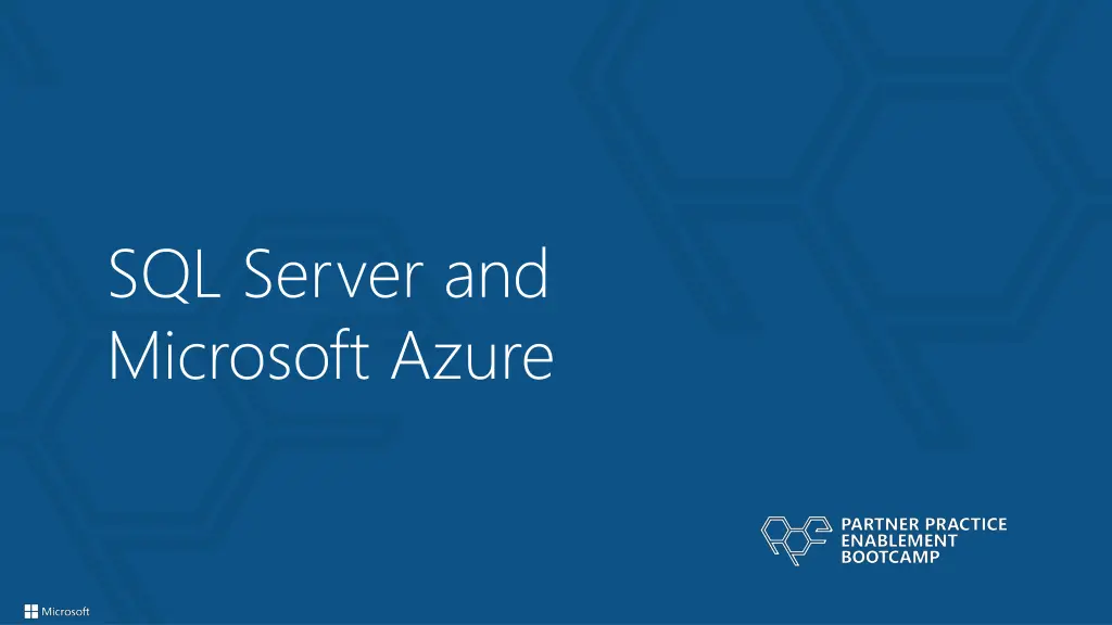 sql server and microsoft azure