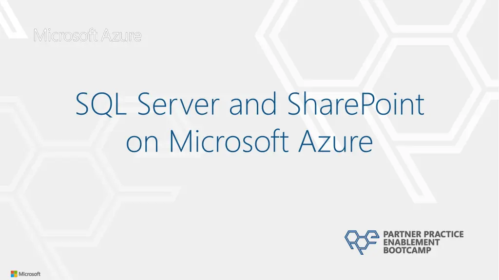 sql server and sharepoint on microsoft azure