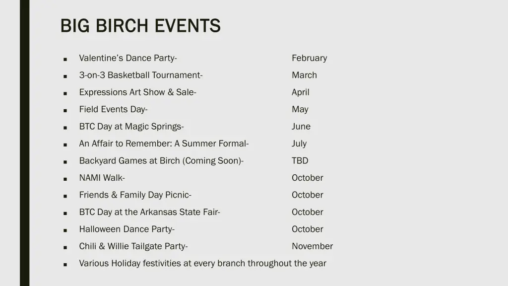 big birch events big birch events