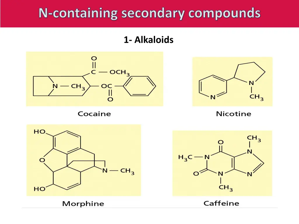 n containing secondary compounds 2