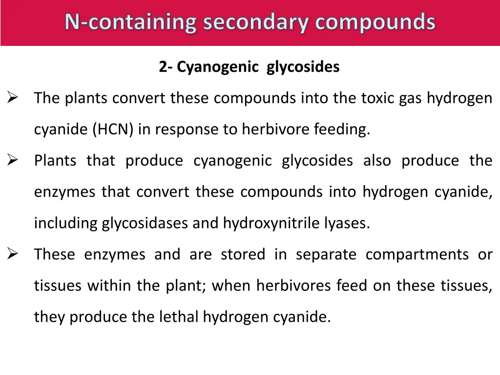 n containing secondary compounds 4
