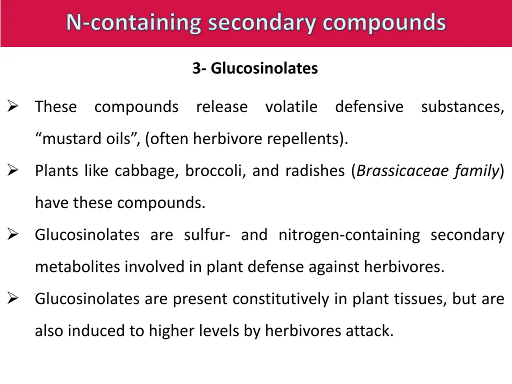 n containing secondary compounds 7