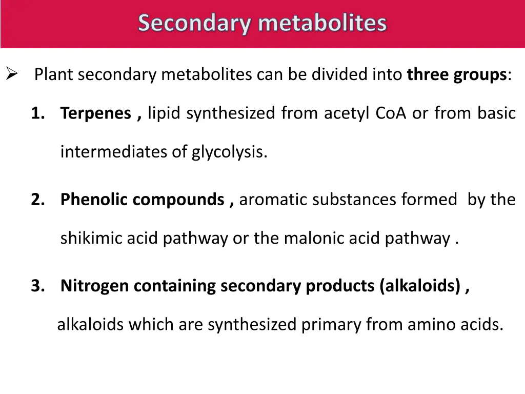 secondary metabolites 1
