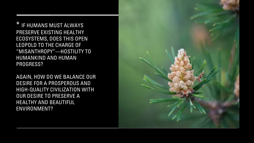 if humans must always preserve existing healthy