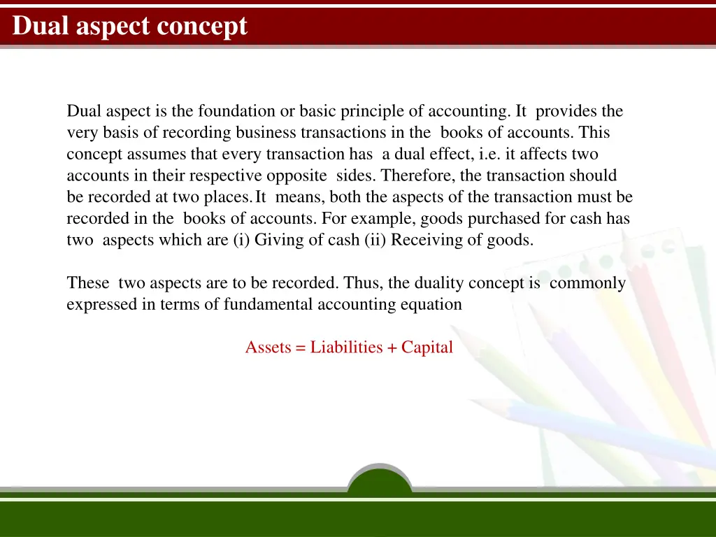dual aspect concept