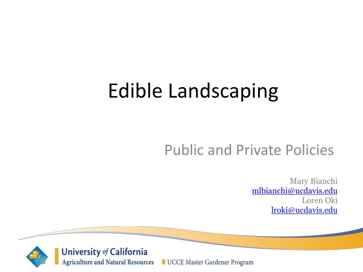 edible landscaping
