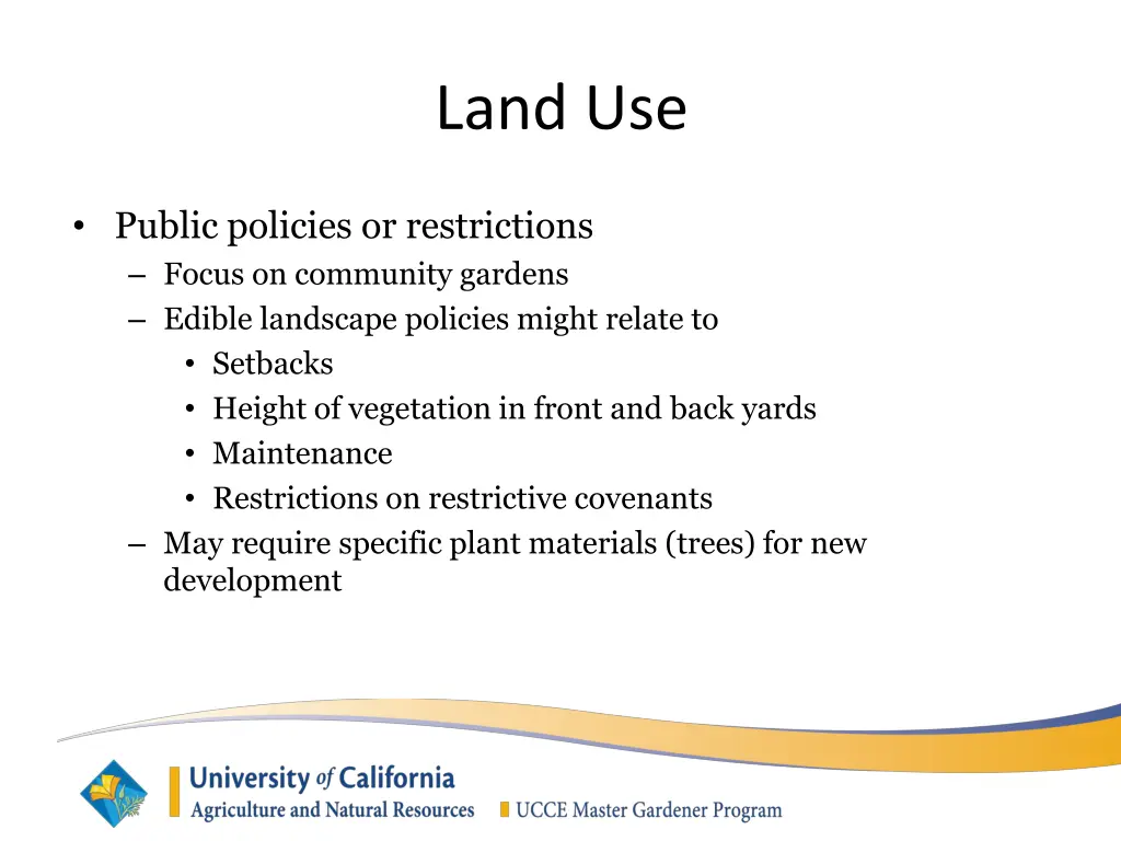 land use 2